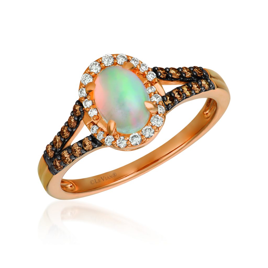 Le Vian® Ring featuring Neopolitan Opal™, Chocolate Diamonds®, and Vanilla  Diamonds® Rogers  Brooke Jewelers