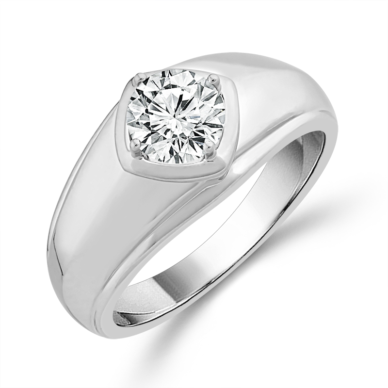 Buy Senco Gold & Diamonds Masculine Inter-knotted Men's Diamond Ring at  Amazon.in
