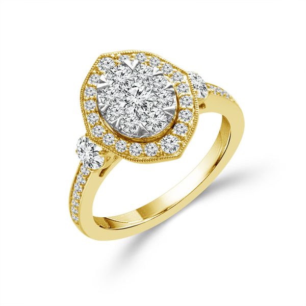 Diamond Engagement Ring 1.25 Ct tw 14k White Gold - Rogers & Brooke ...