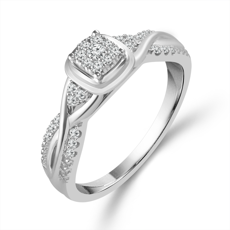 Diamond Knot Fashion Ring | Jewelry by Johan - Jewelry by Johan