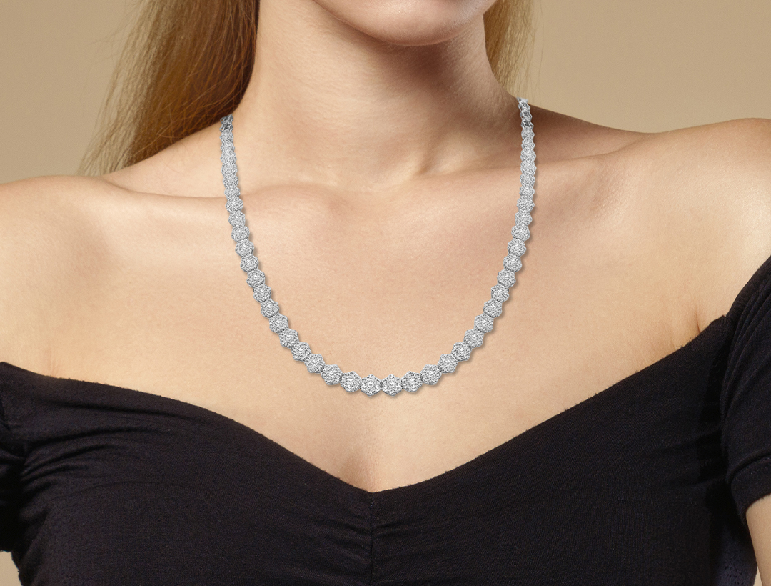 Ladies diamond Necklace