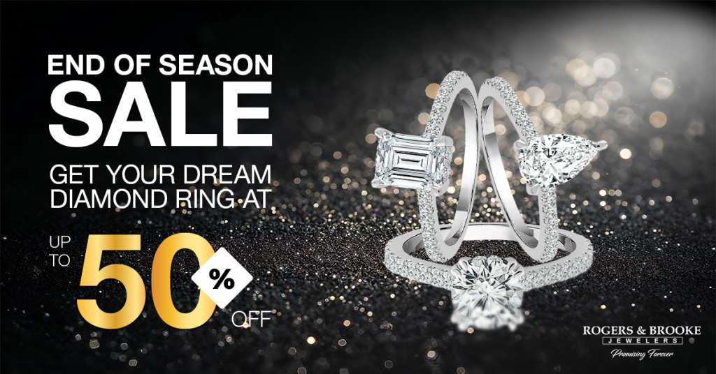 end of season sale for diamond ring up to 50% off