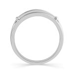 Diamond Mens Ring 0.13 ct tw 10k White Gold - Image 3