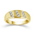 Diamond Mens Ring 0.25 ct tw 10k Yellow Gold - Image 2