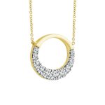Diamond Fashion Pendant 0.40 ct tw 14k Yellow Gold - Image 2