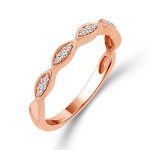 Diamond Band 0.08 ct tw 10k White Gold