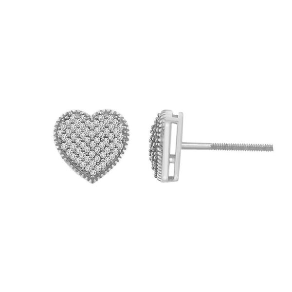 0006057 020ct rd diamonds set in 10kt white gold ladies earring