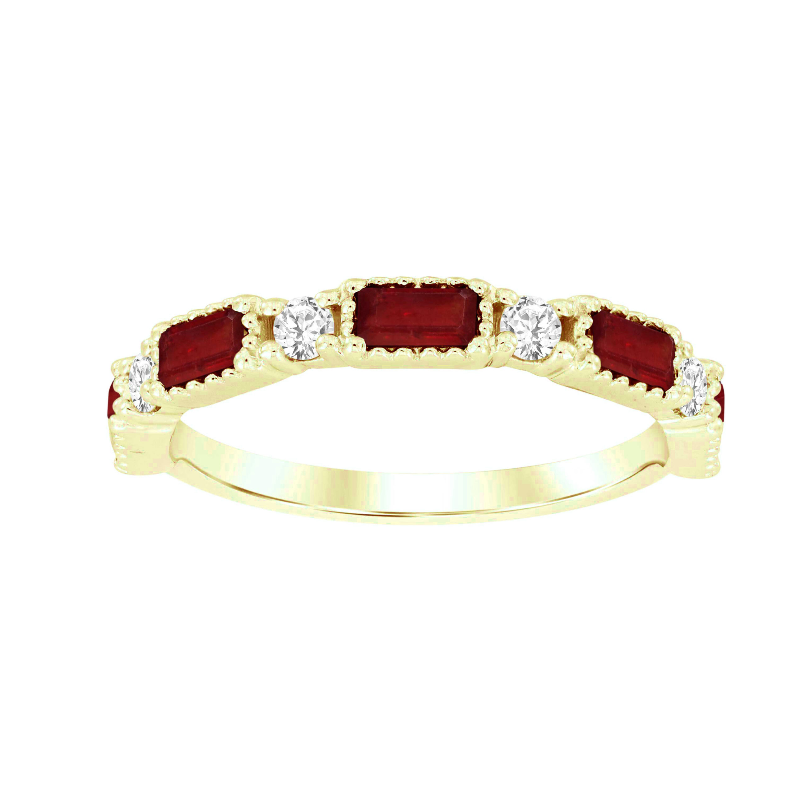 LADIES BAND 1.00CT ROUND/RUBY DIAMOND 14K YELLOW GOLD (CENTER STONE RUBY APPROX- 0.75CT) 1 18454668 311520Y A 53163 scaled