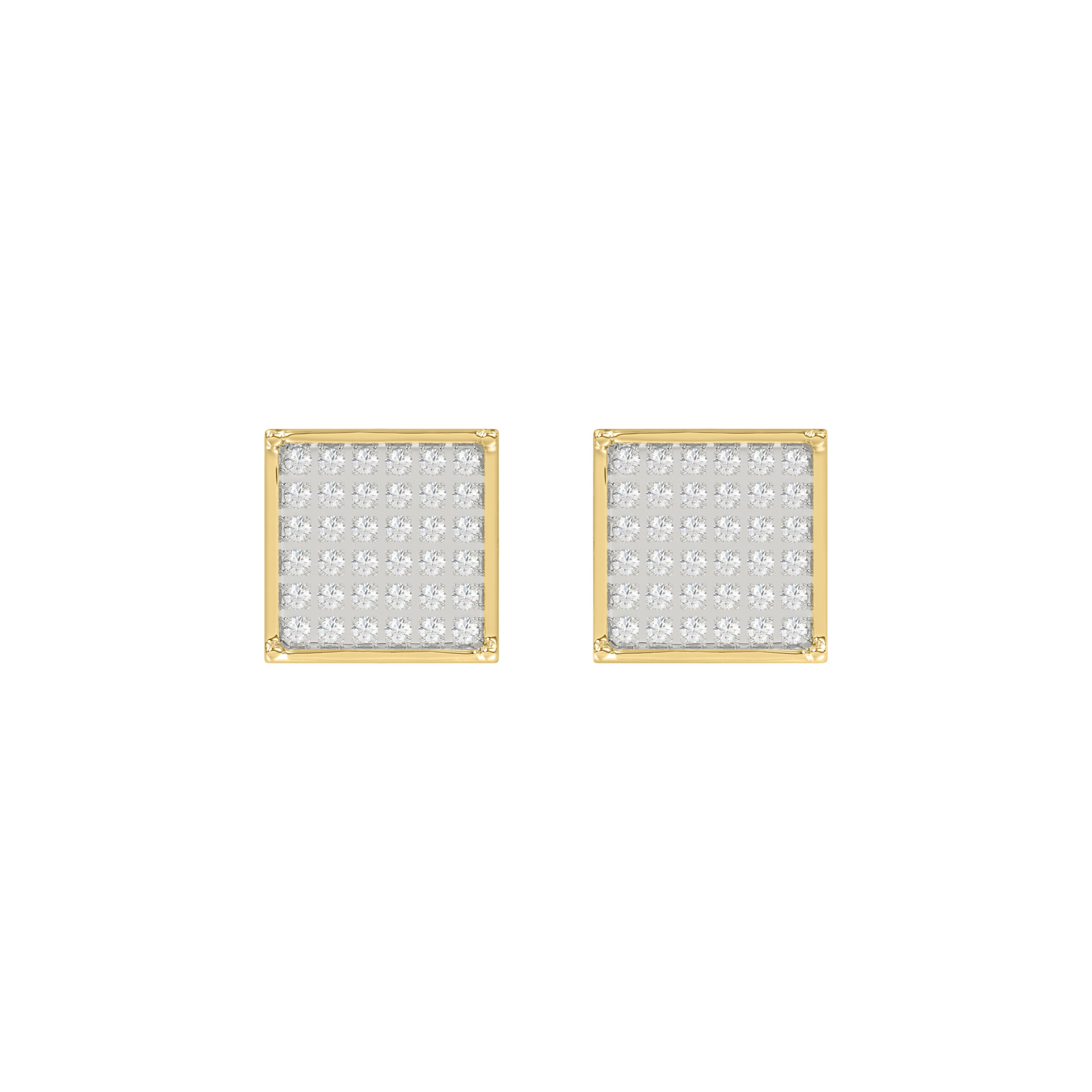 10K Yellow Gold 0.25Ct Round Diamond 4 Prong Yuva Earrings Elegant Fashion Earrings Jewelry 1 10K Yellow Gold 0.25Ct Round Diamond 4 Prong Yuva Earrings Elegant Fashion Earrings Jewelry - Image 1
